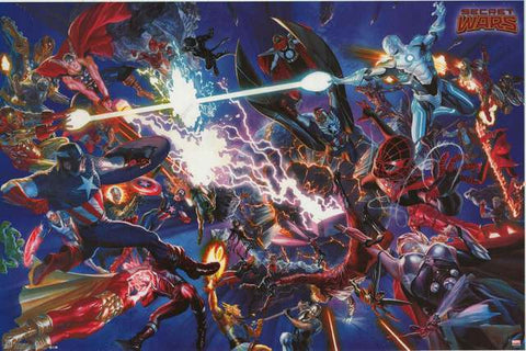 Marvel Comics Secret Wars Poster