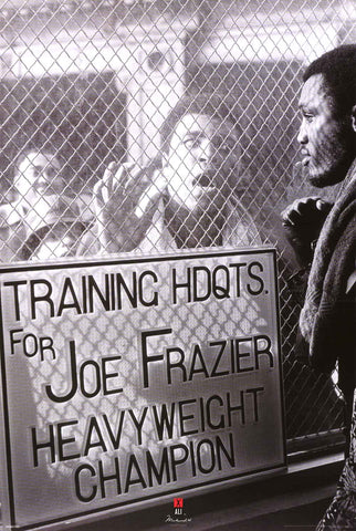 Muhammad Ali Taunting Joe Frazier Poster