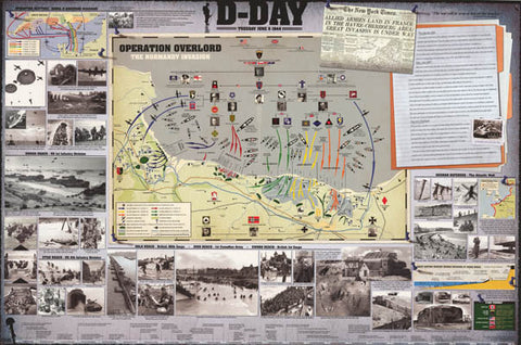 World War II D-Day Invasion Poster