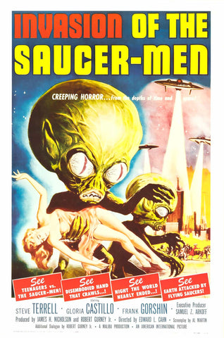 Poster: Invasion of the Saucer Men (1957) 