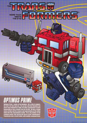 Transformers Optimus Prime Poster