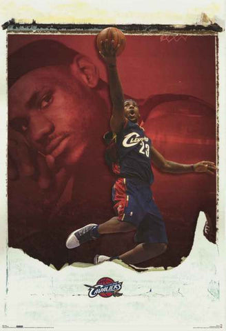 LeBron James Cleveland Cavs Poster