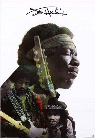 Jimi Hendrix Portrait Poster