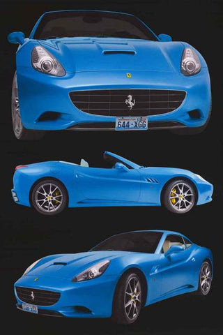 Ferrari California Car Poster