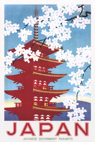 Japan Railway Travel Poster