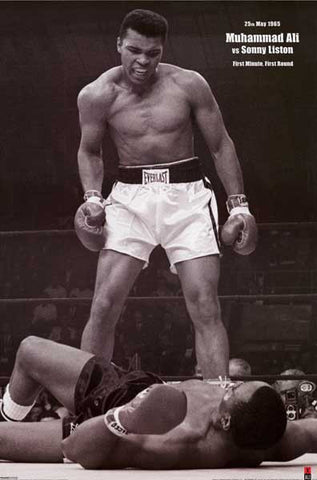 Muhammad Ali Sonny Liston Poster