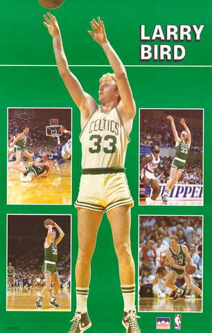 Larry Bird Boston Celtics NBA Basketball Poster (22"x34")