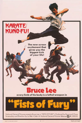 Bruce Lee Fists of Fury Movie Poster