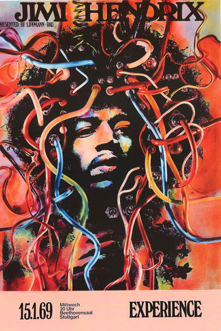 Jimi Hendrix Concert Poster