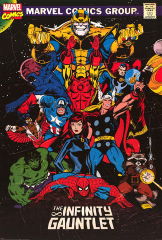 The Infinity Gauntlet Marvel Comics Poster
