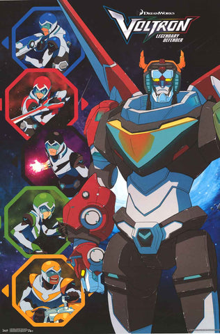 Voltron: Legendary Defender Poster