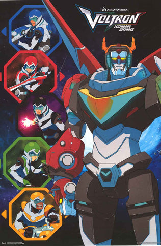 Voltron: Legendary Defender Poster