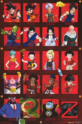 Dragon Ball Z Cartoon Poster