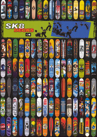 Skatebord Decks Poster