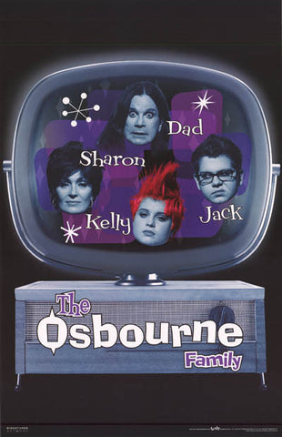 The Osbournes Ozzy Osbourne Poster