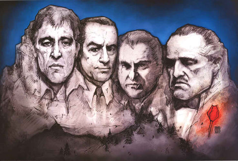 Mafia Mount Rushmore Poster