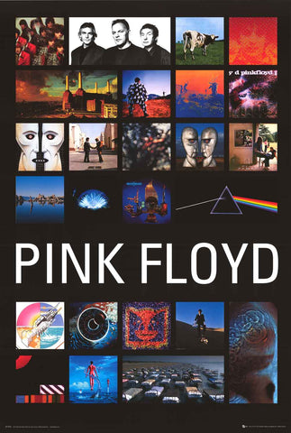 Pink Floyd Album Covers Poster
