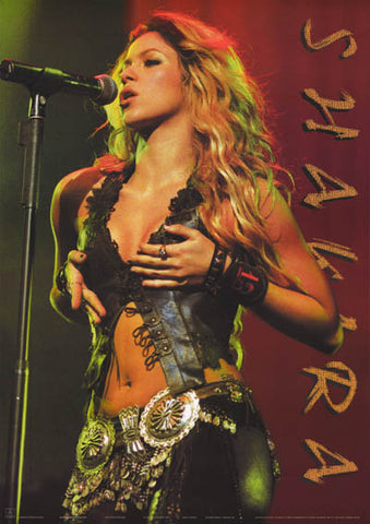 Shakira Portrait Poster