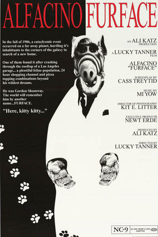 ALF Scarface Parody Poster