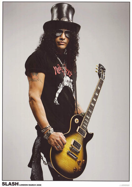 【高い素材】 Poster: (24 London - Slash Roses N' Guns ミュージシャン