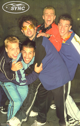 N'Sync Hilarious 1998 Group Portrait Poster 22x35