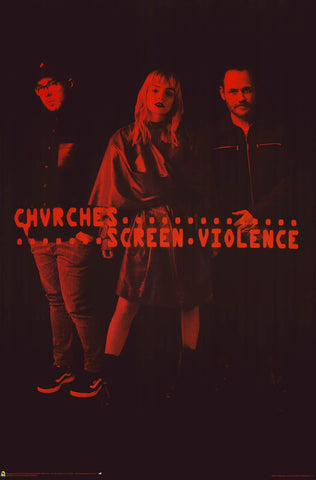 Poster: CVRCHES - Screen Violence (24" x 36")