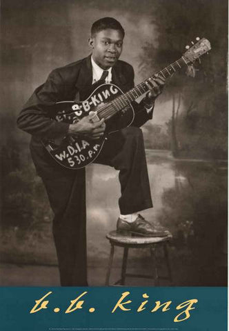 B.B. King Portrait Poster