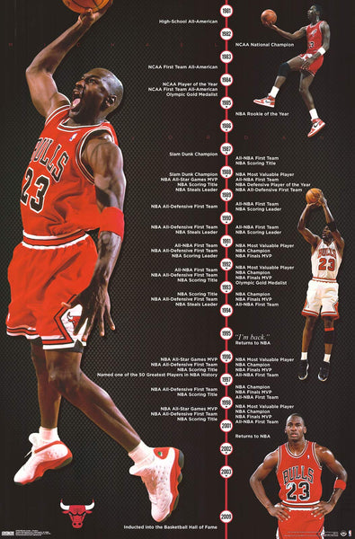Poster: Michael Jordan - Timeline (22 x 34)