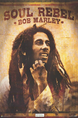 Bob Marley Portrait Poster