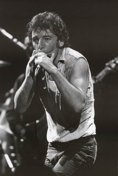 Bruce Springsteen Playing Harmonica Poster 24x36 BananaRoad