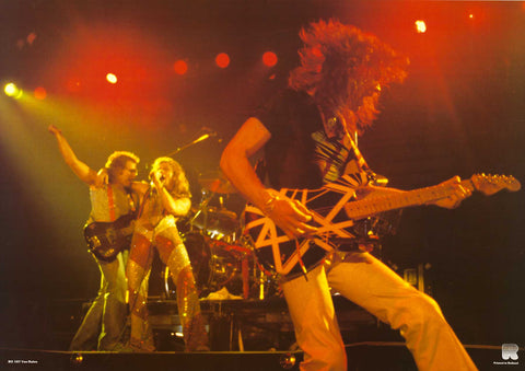 Poster: Van Halen - Live Shot 80's Original (23"x33")