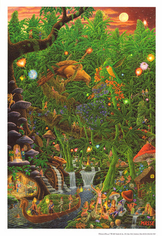 Tom Masse Celestial Harvest Art Poster 22x32