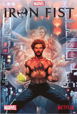 Iron Fist Marvel Comics Poster