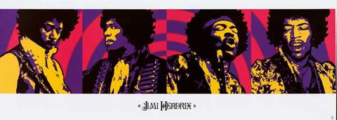 Jimi Hendrix Pop Art Poster