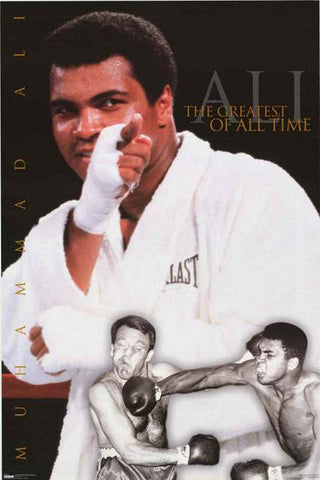 Muhammad Ali Portrait Poster