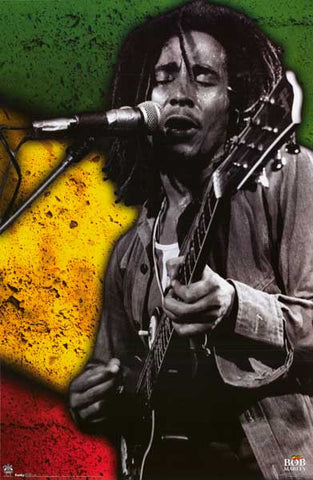 Bob Marley Portrait Poster