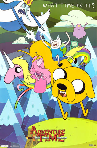 Adventure Time Cartoon Cast Poster 22x34