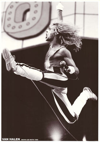 Van Halen David Lee Roth 1980 Poster