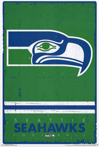 Seattle Seahawks NFL Football Poster