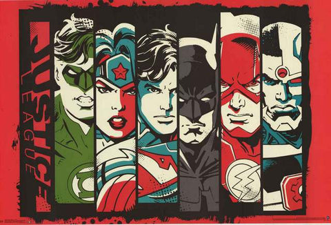 DC Comics Justice League Poster