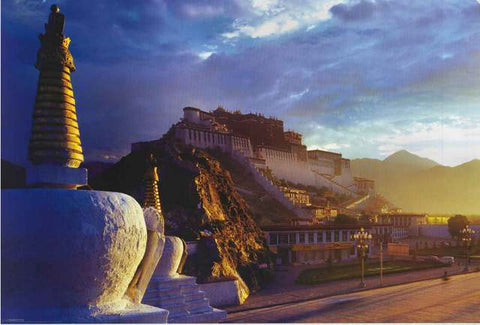 Potala Palace Buddhist Temple Poster