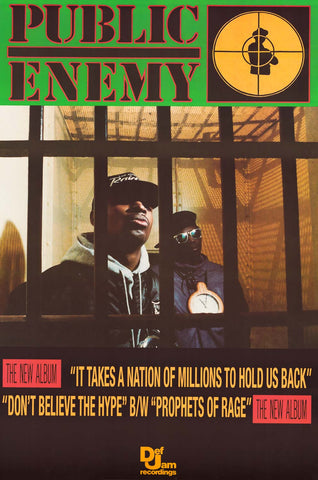 Public Enemy It Takes A Nation of Millions Poster