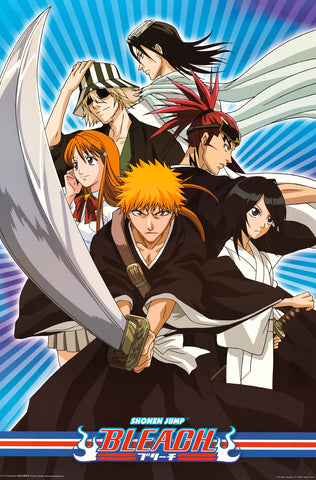 Shonen Jump Bleach Anime Cartoon Poster