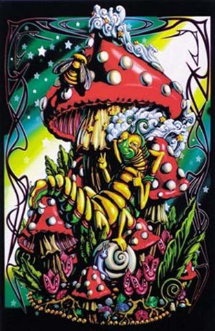 Alice in Wonderland Black Light Poster