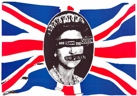 Sex Pistols - God Save the Queen Flag (22" x 31")