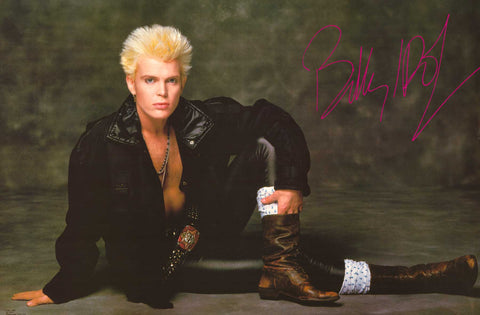 Billy Idol Portrait 1984 Poster 23x34 Media 1 of 1