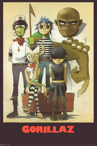 Gorillaz Family Portrait Poster 24x36