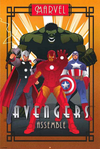 The Avengers Marvel Comics Poster