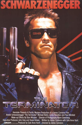 The Terminator Arnold Schwarzenegger Movie Poster 24x36