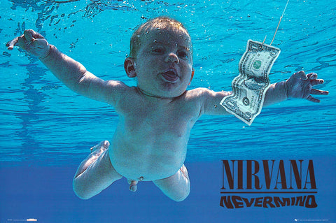 Nirvana Nevermind Album Cover Poster